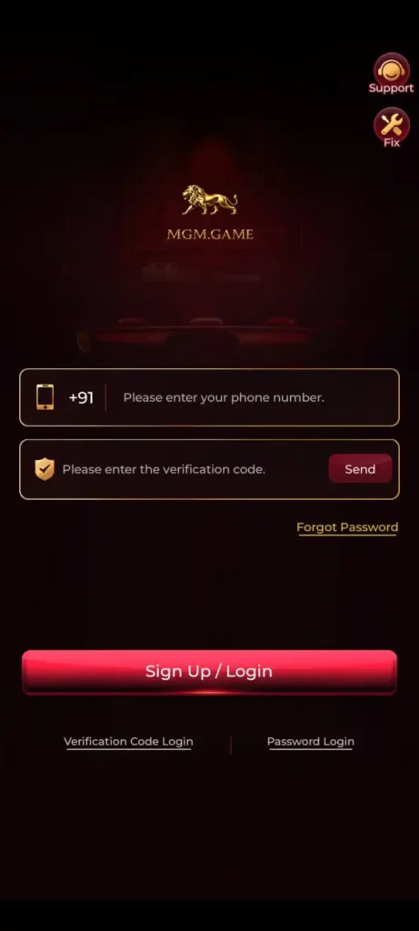 MGM Game Login Mobile Access Android Gaming